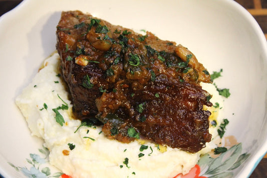 Mexican Style Wagyu Short Ribs and Grits
