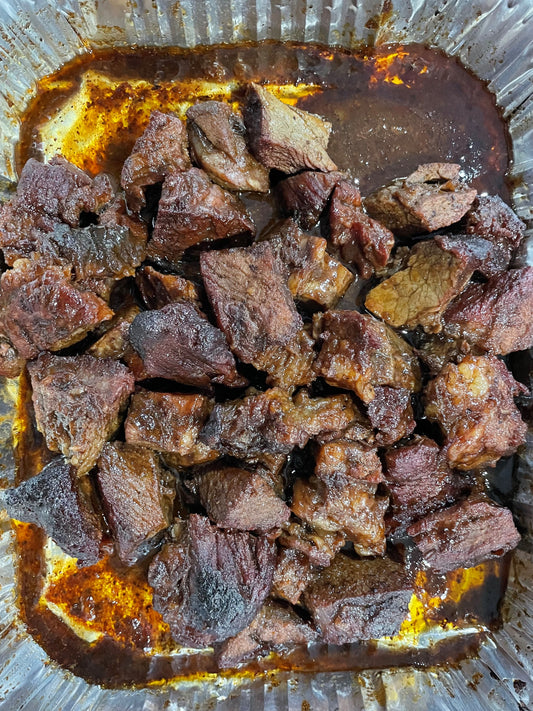 Wagyu Chuck Roast Burnt Ends AKA "the poor man's burnt ends"