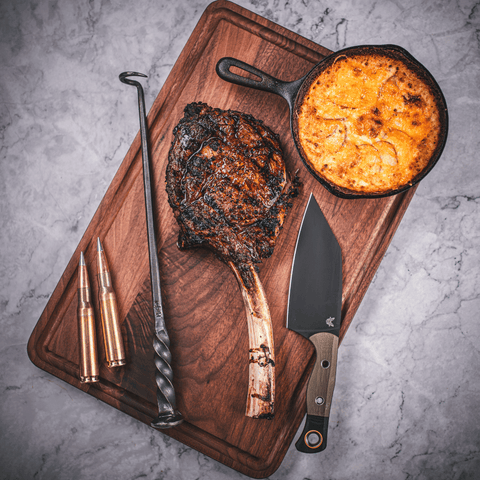 Grilled Wagyu Tomahawk Steak - KC Cattle Company