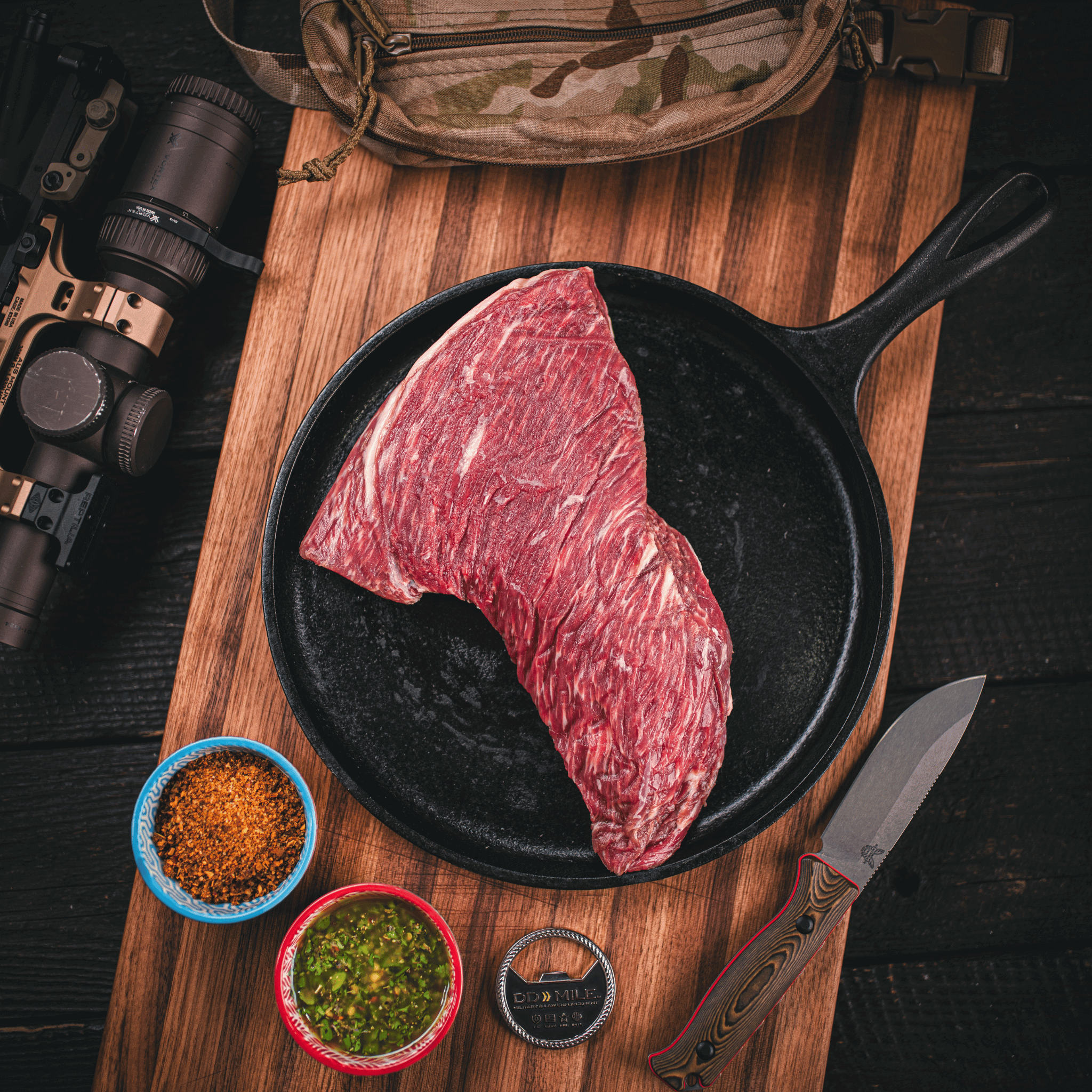 Frying Pan Sear After Sous Vide Cast Iron Seasoning Steak For Sous