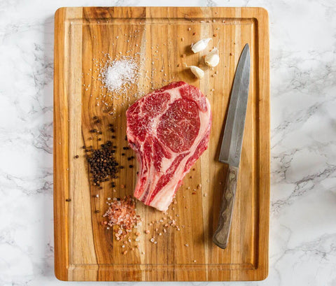 wagyu bone-in ribeye steak from KC Cattle Company