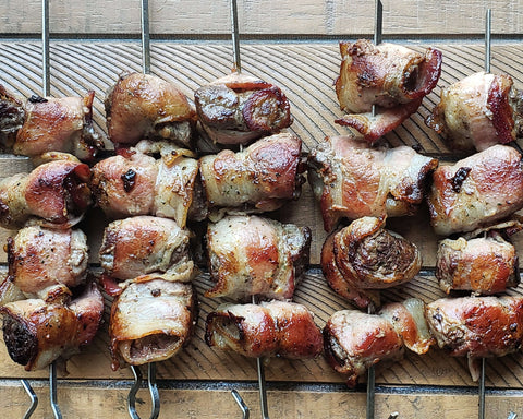 Keto-Friendly Bacon Wrapped Wagyu Kabobs