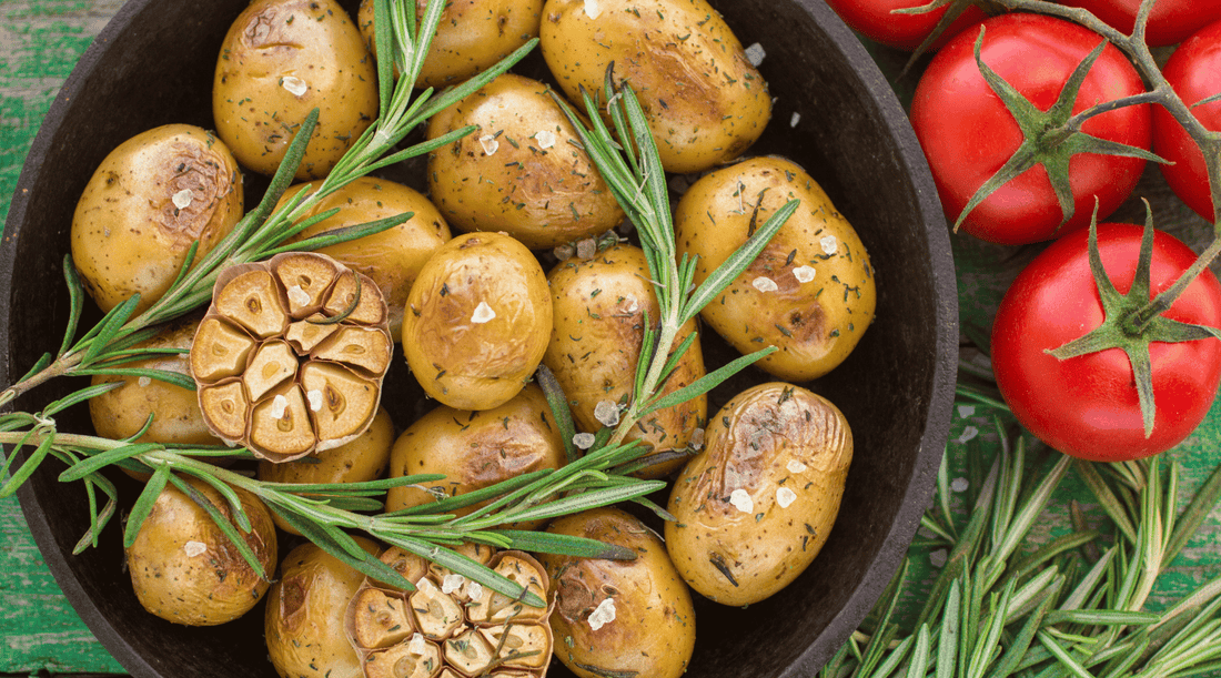 Wagyu Roasted Potatoes with Rosemary and Garlic