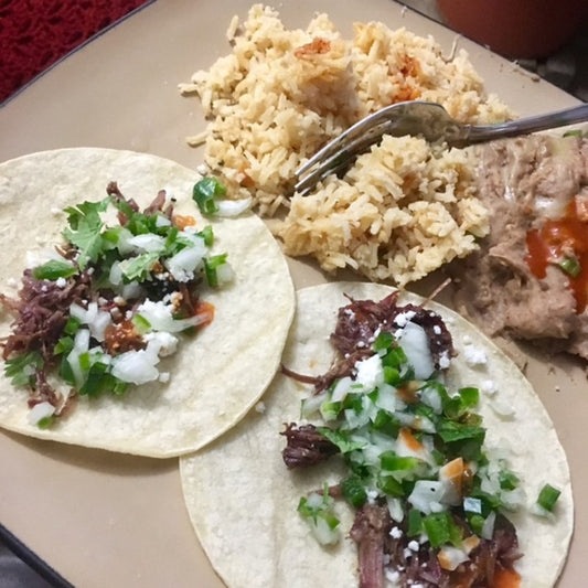 Wagyu Beef Barbacoa Tacos
