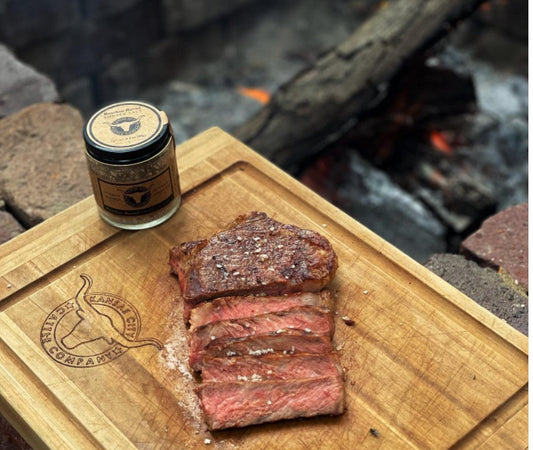 Wagyu Steak cooked on open flame