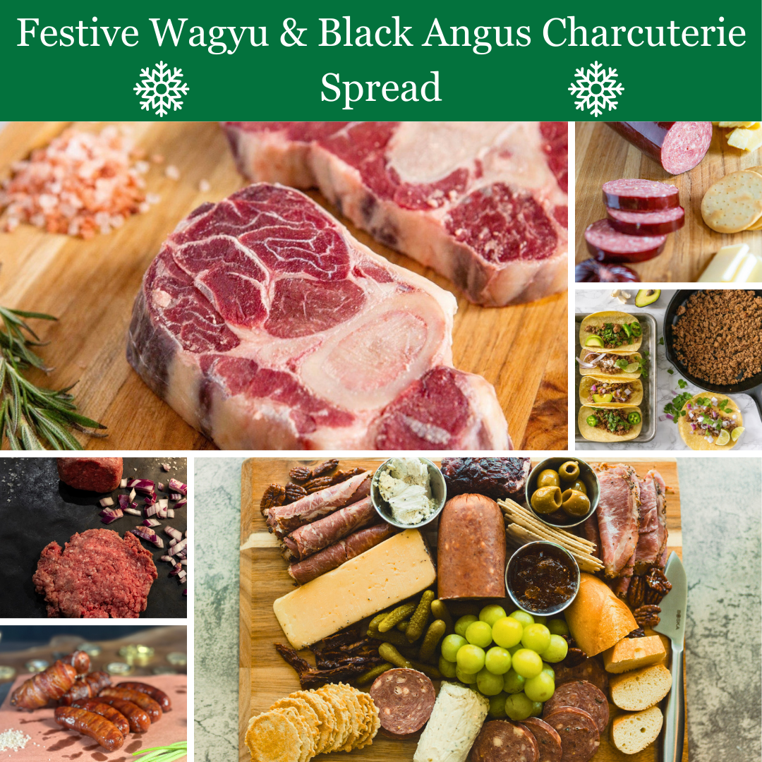 Festive Wagyu & Black Angus Charcuterie Spread