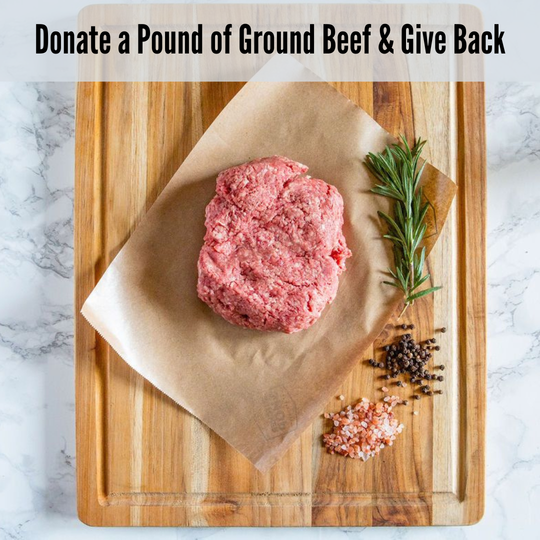 Donate a Pound of Ground Beef & Give Back