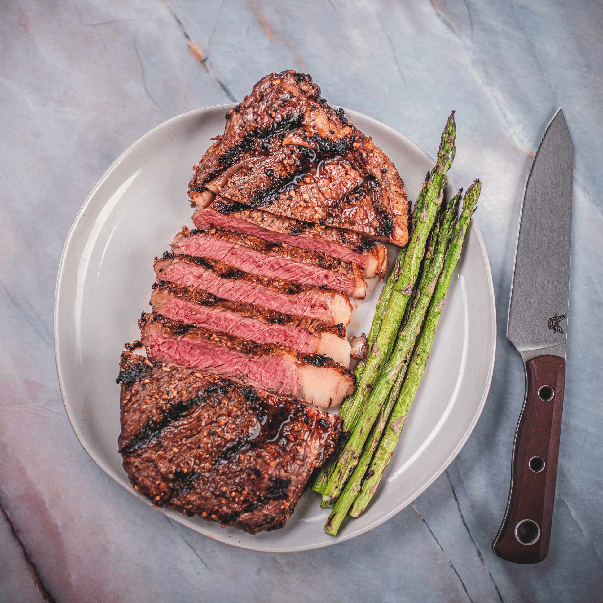 Wagyu Strip Steak Sliced - KC Cattle Company