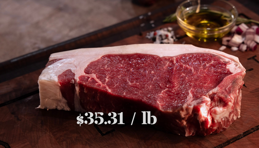 4 Pack - Black Angus New York Strip Steaks