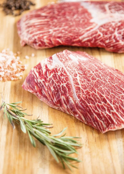 Marbled Flat Iron Wagyu Steak