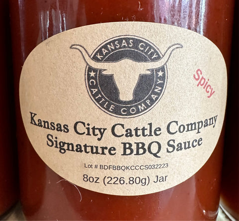 KC Cattle Co. Signature BBQ Sauce (Spicy)