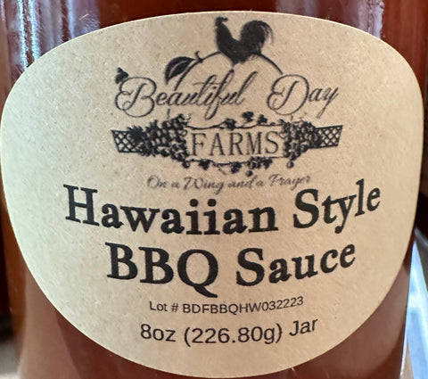 Beautiful Day Farms Hawaiian Style BBQ Sauce