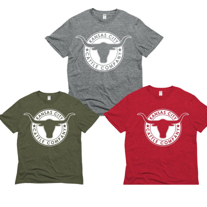 KC Cattle Company Logo T-Shirt